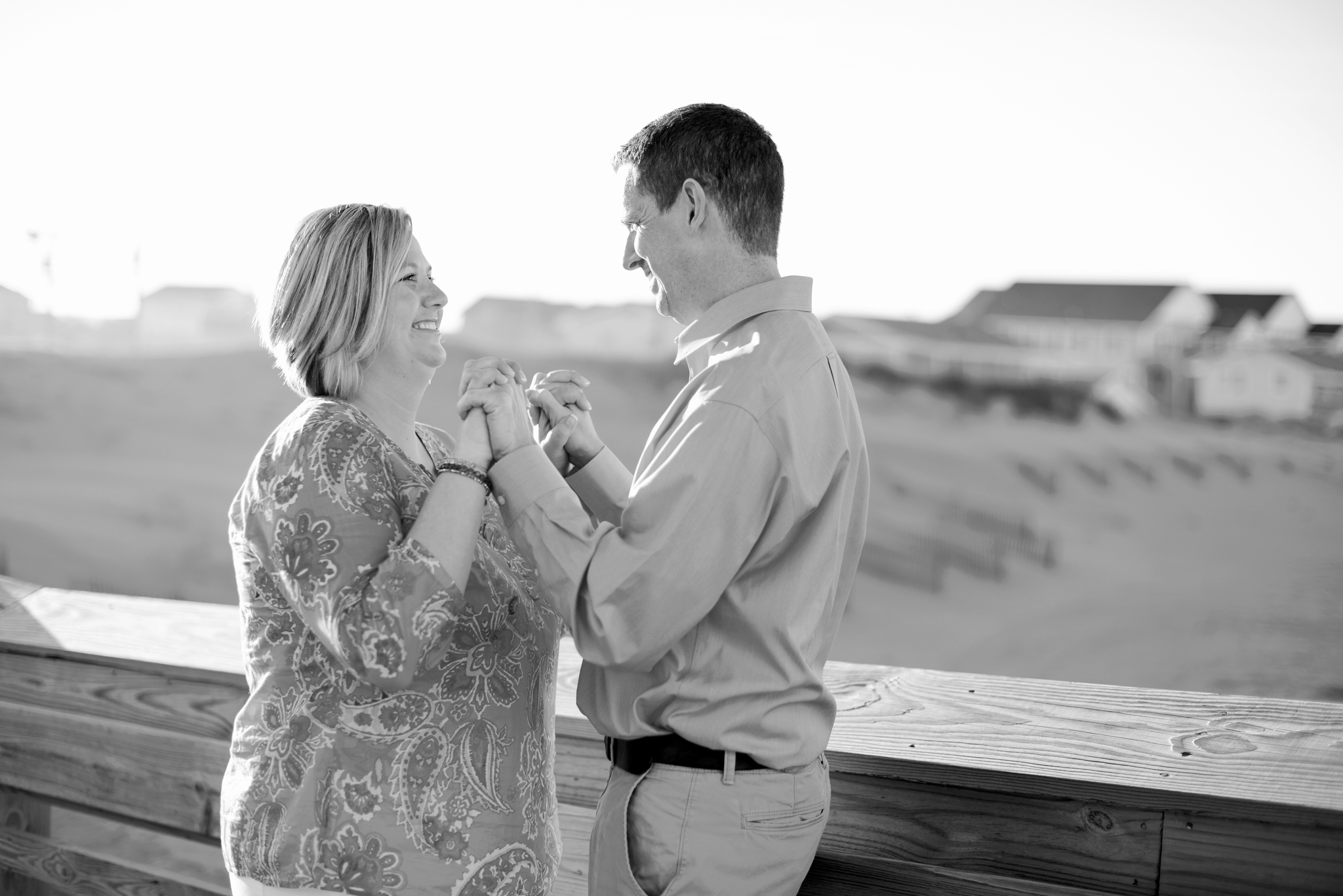 outer banks, nags head beach, jeanette's pier engagement photographer