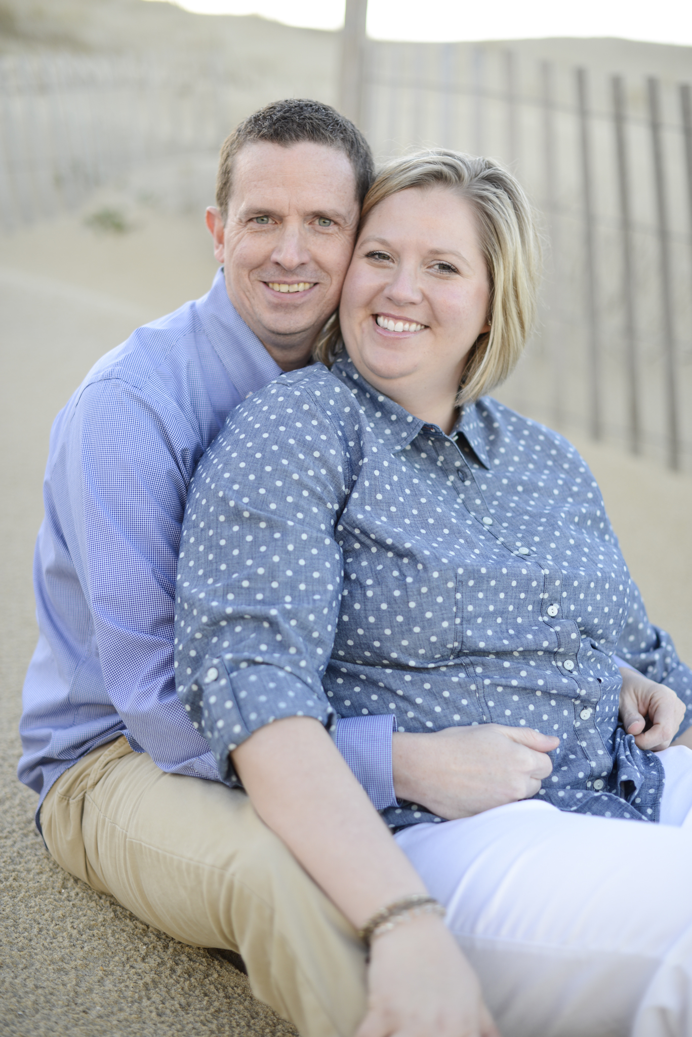 outer banks, nags head beach, jeanette's pier engagement photographer