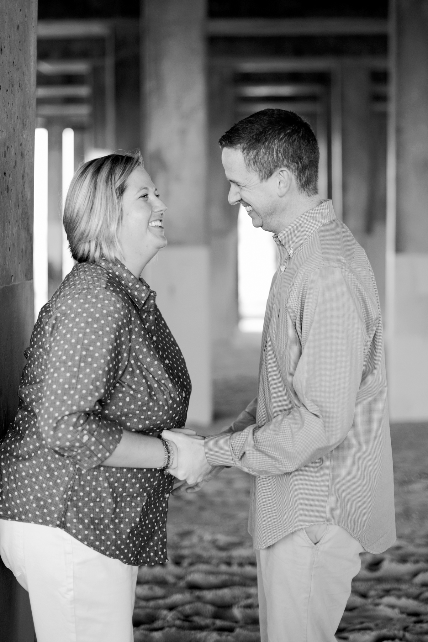 outer banks, nags head beach, jeanette's pier engagement photographer
