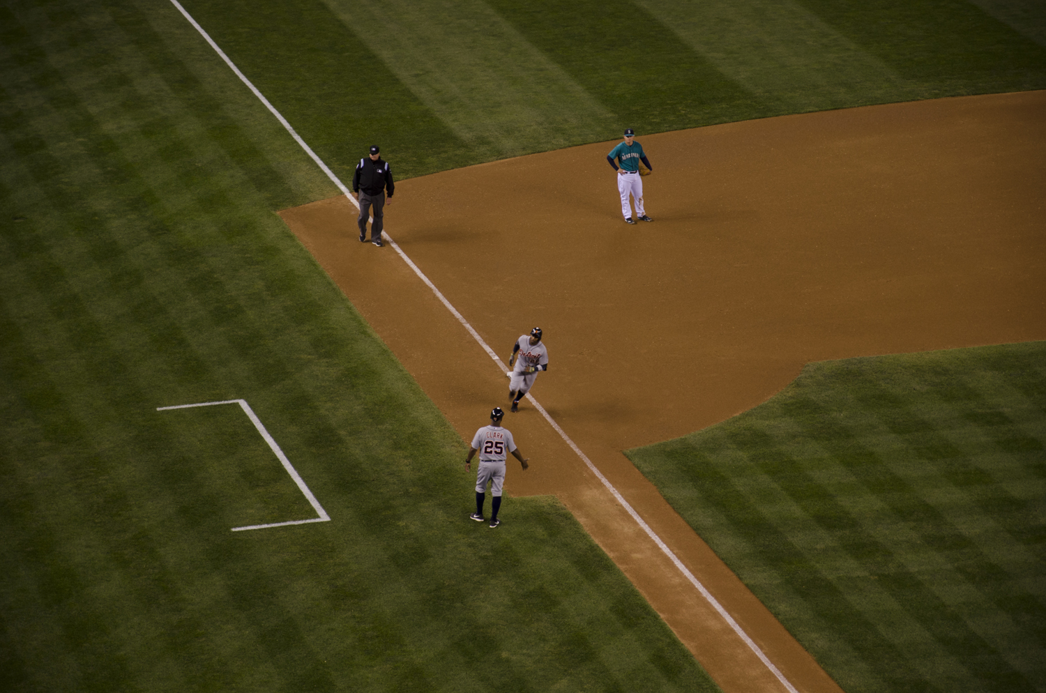 Seattle Mariners vs Detroit Tigers, Major League Baseball MLB game at Safeco Field in Seattle, Washington