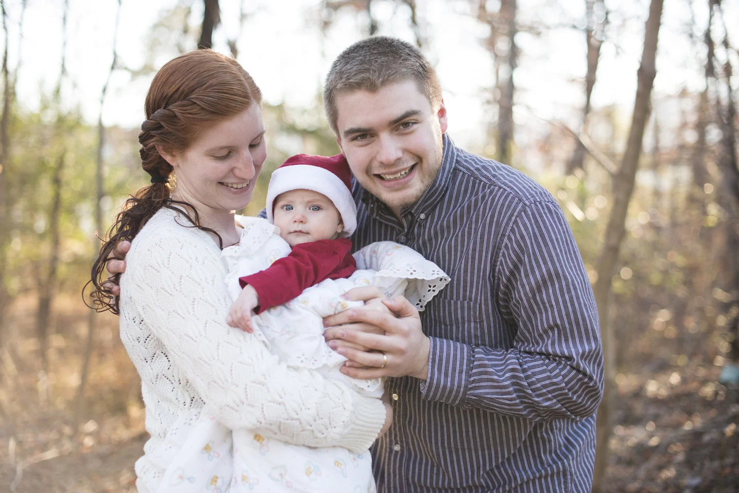 Santa Claus baby at Christmas