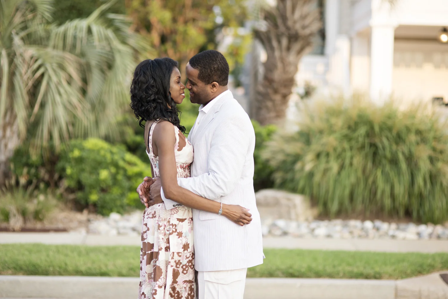 Sunrise engagement portraits at East Beach in Norfolk, Virginia
