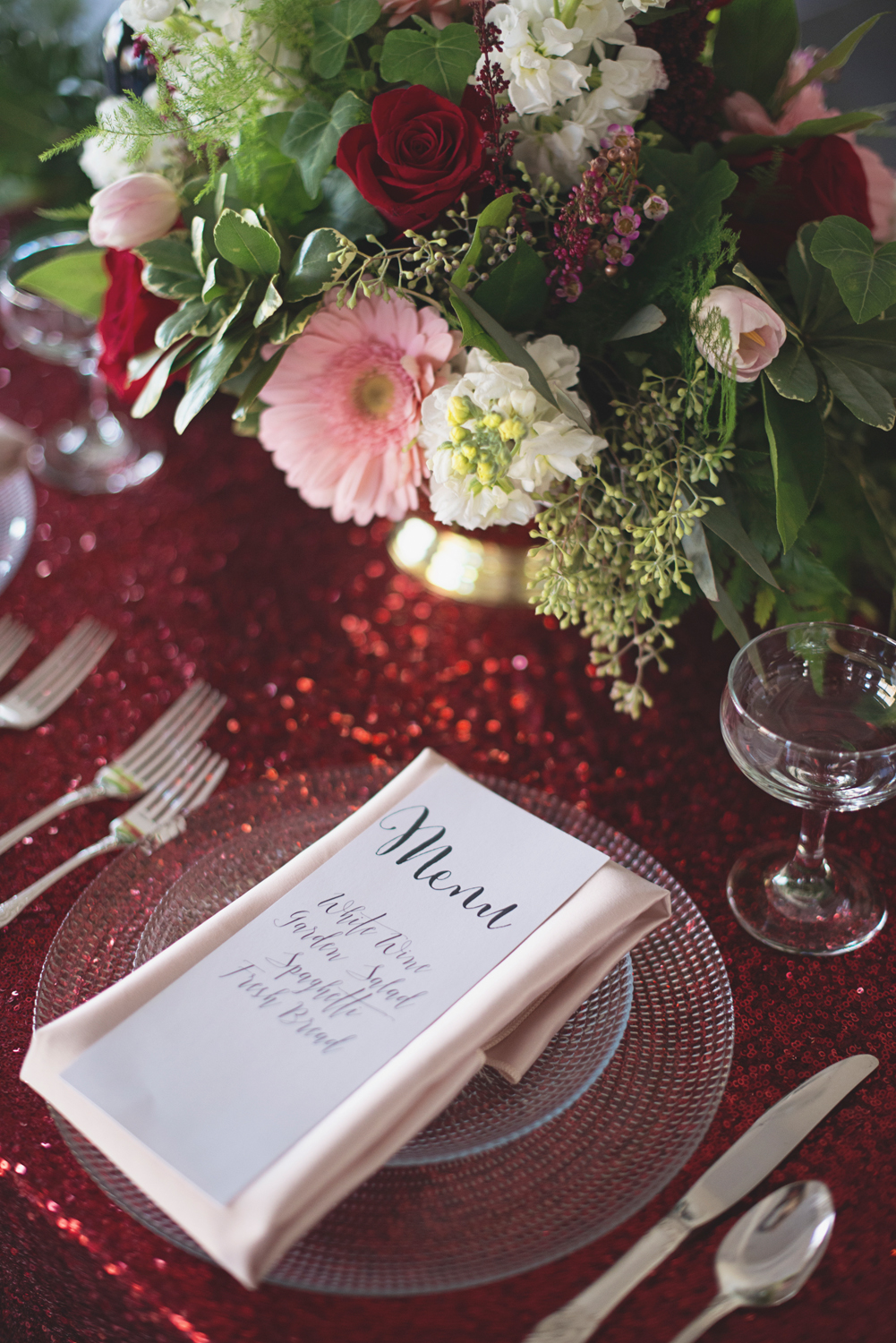 Valentine's Day Blush, Pink, and White Wedding Inspiration