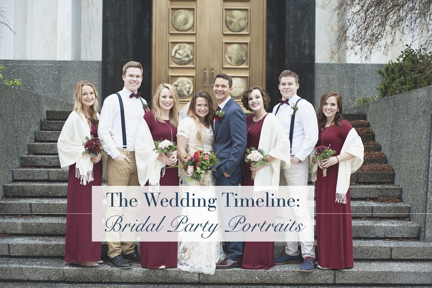 The Wedding Timeline: Bridal Party Portraits