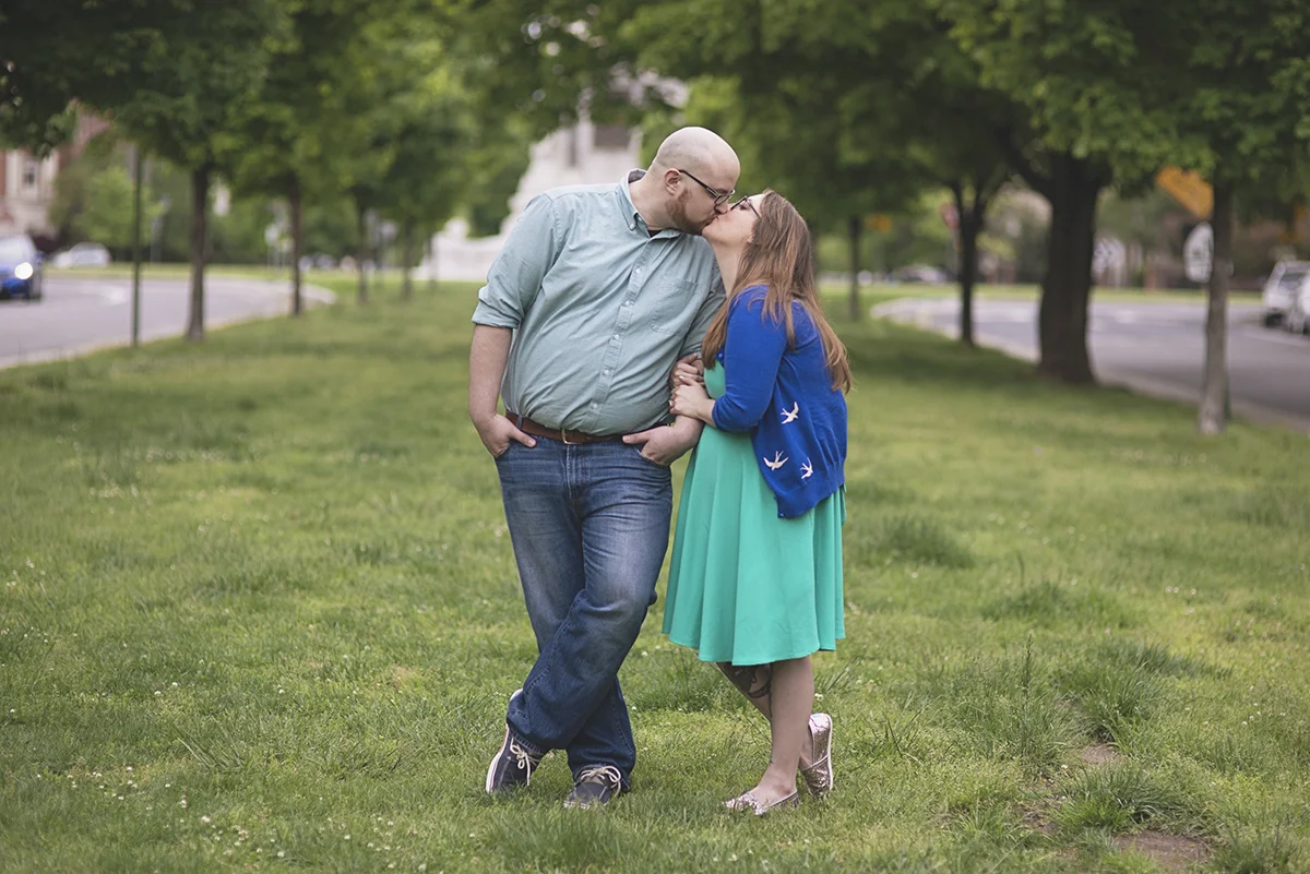 Downtown Urban Engagement Session | Monument Avenue Richmond Engagement Session