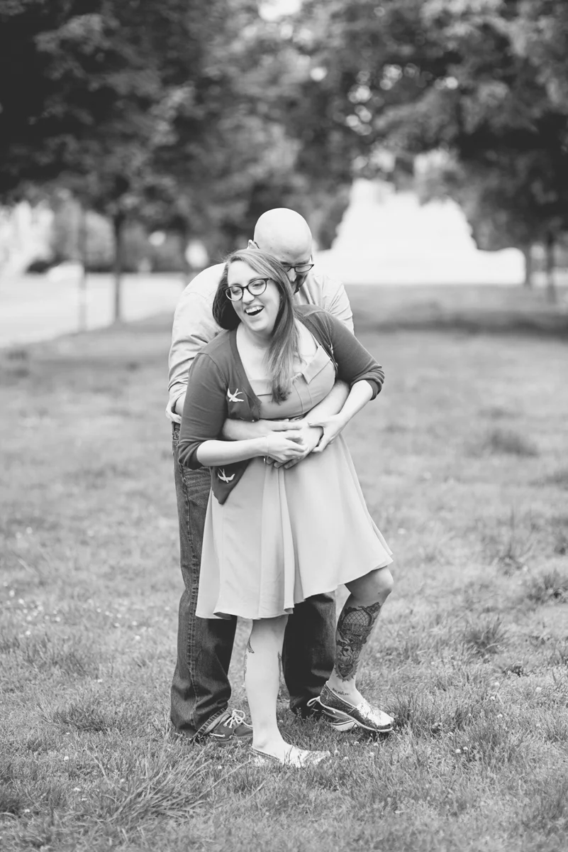 Downtown Urban Engagement Session | Monument Avenue Richmond Engagement Session