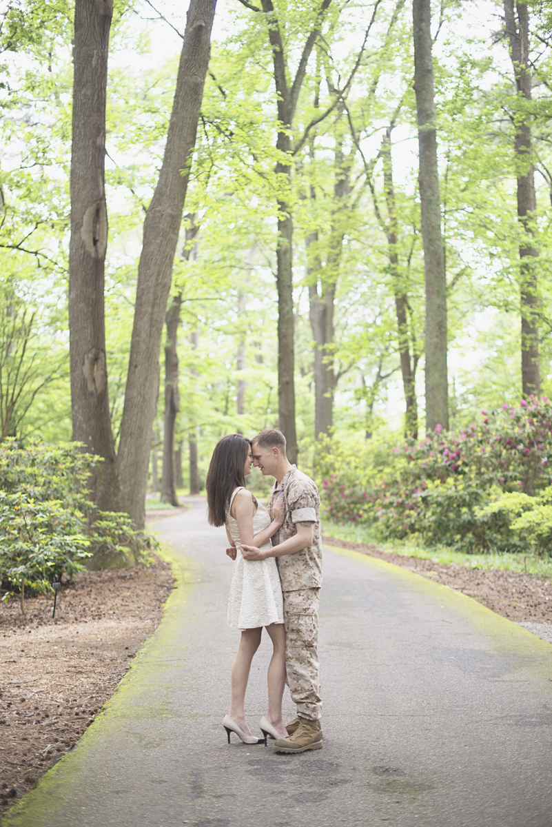 Botanical Gardens Engagement Session | Norfolk, Virginia Spring Engagement Session