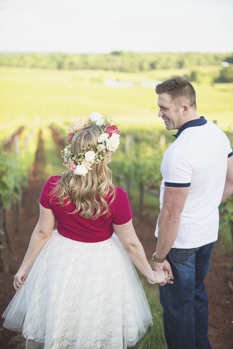 Albemarle Estate at Trump Winery Engagement Session | Bohemian Engagement Session