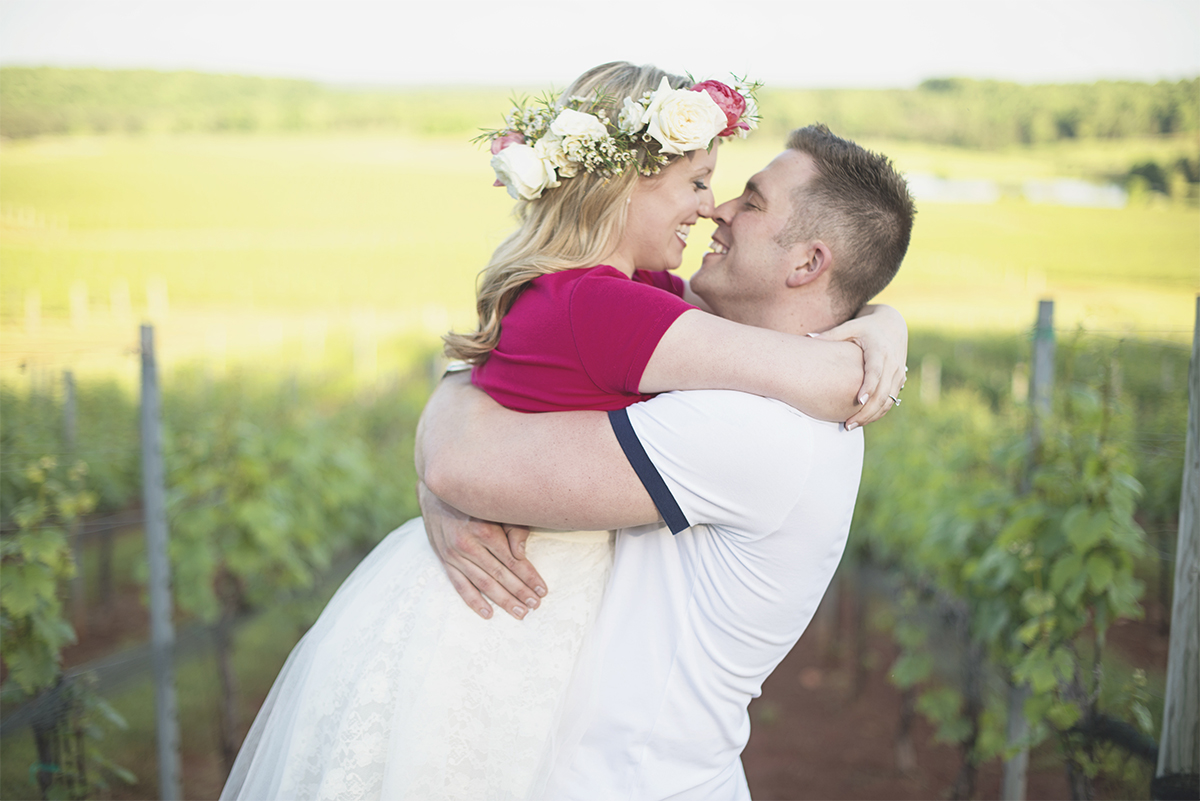 Albemarle Estate at Trump Winery Engagement Session | Bohemian Engagement Session