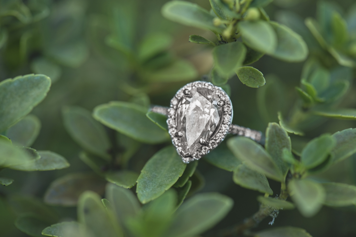 Stunning Heart Shaped Diamond Ring Shot