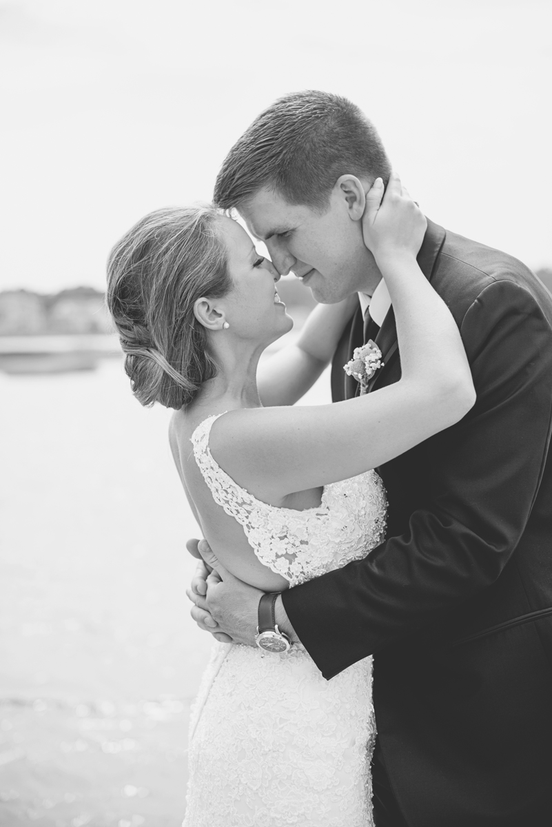 Nautical Navy Virginia Wedding | Navy Blue Wedding Colors | Bride + Groom First Look