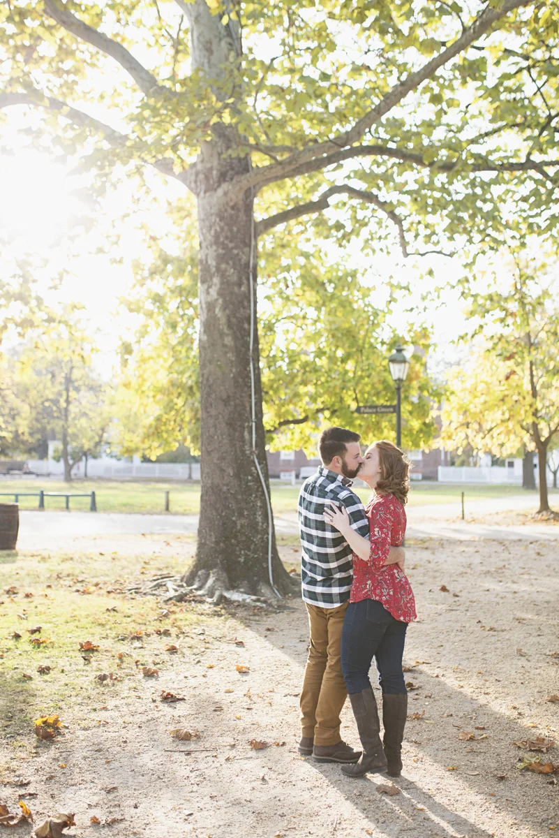 Colonial Williamsburg Fall Engagement Session