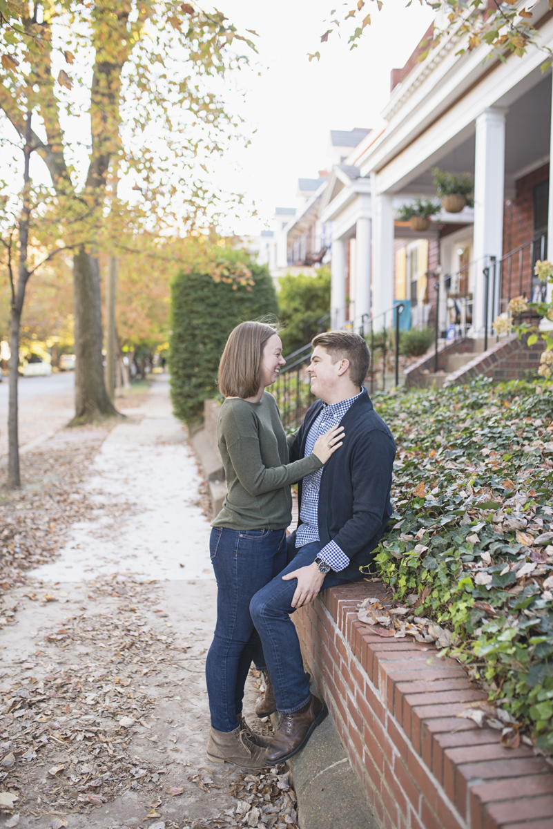 Casual Fall Engagement Pictures