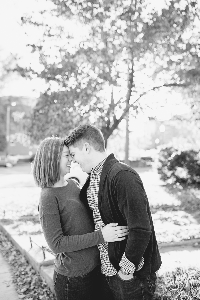 Casual Fall Engagement Pictures