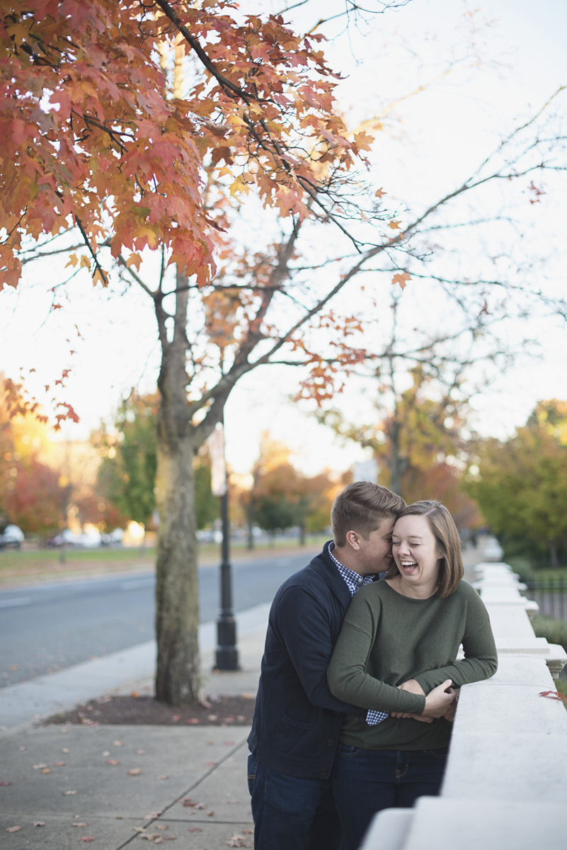 Casual Fall Engagement Pictures