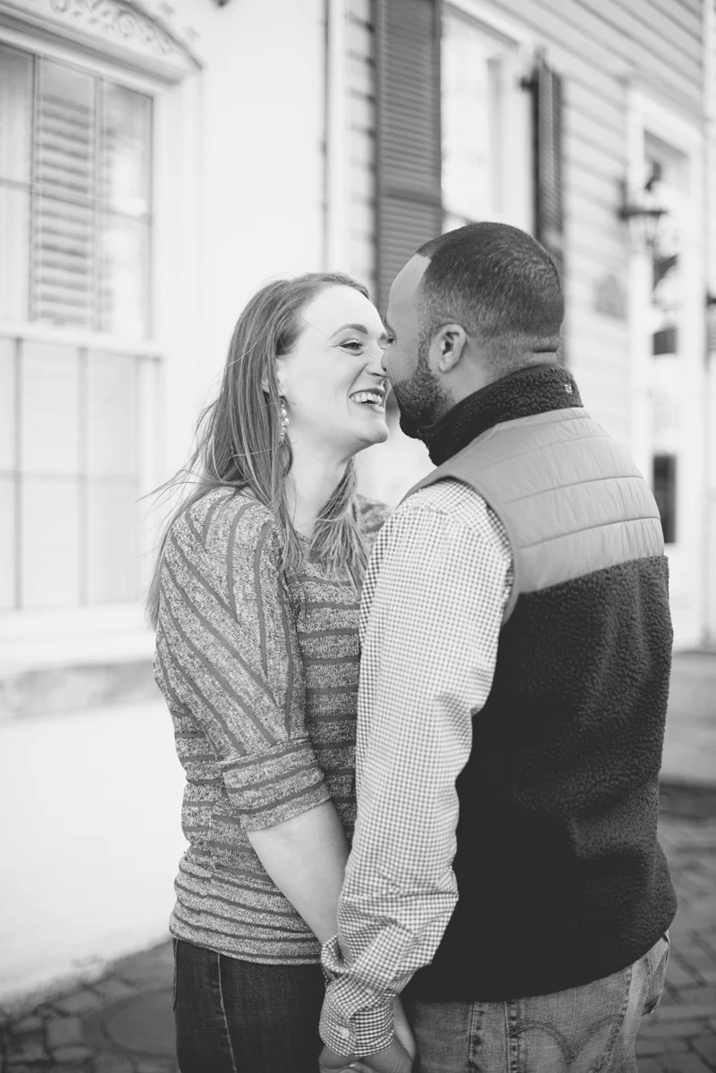 Old Town Alexandria Winter Engagement Session