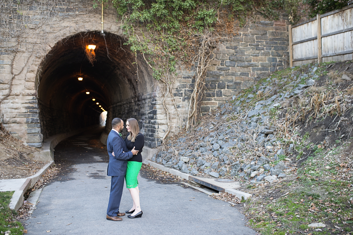 Old Town Alexandria Winter Engagement Session