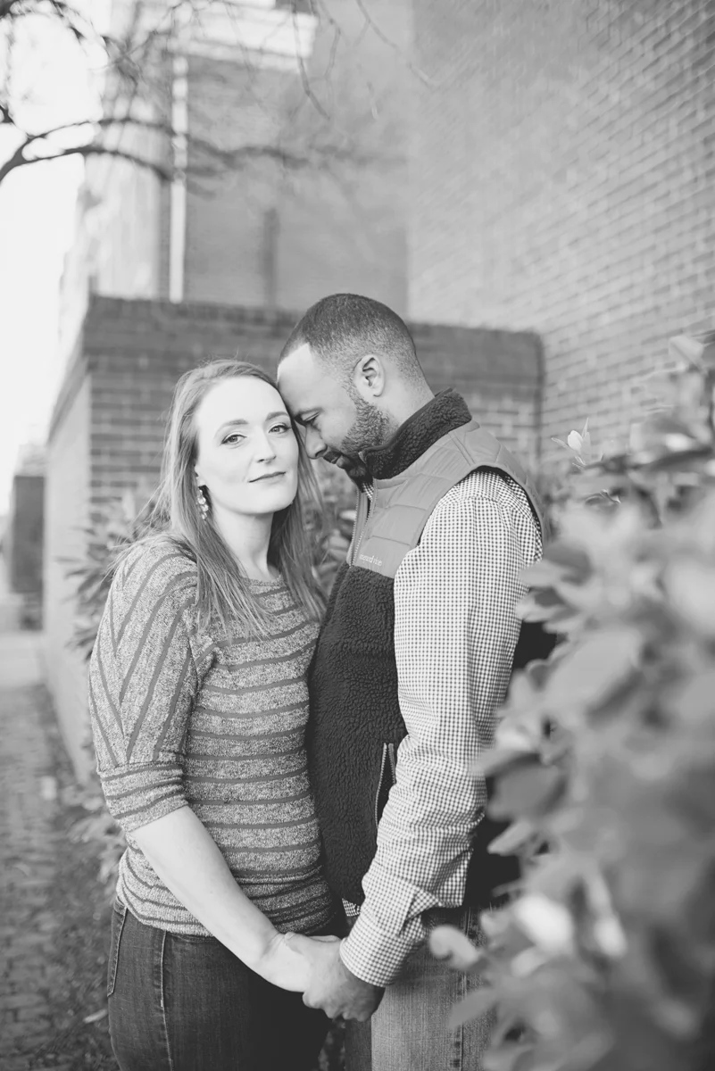 Old Town Alexandria Winter Engagement Session