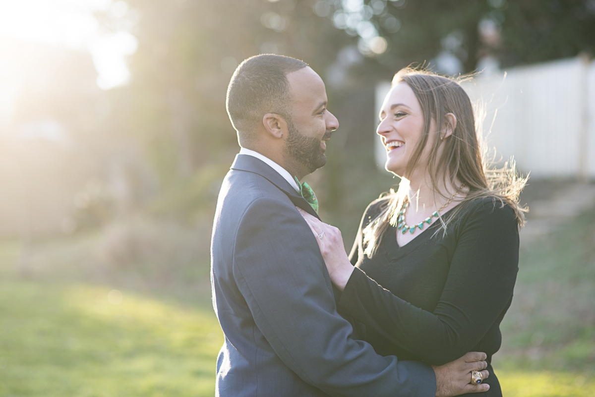 Old Town Alexandria Winter Engagement Session