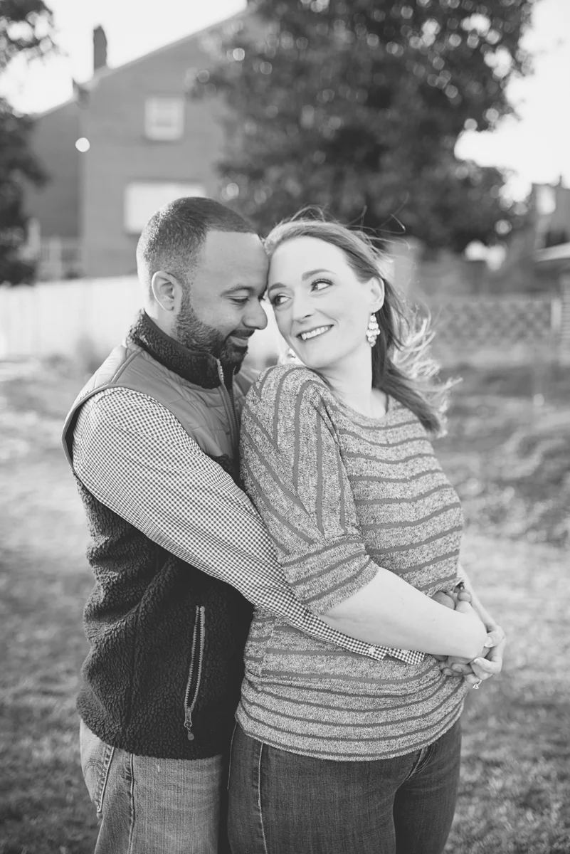 Old Town Alexandria Winter Engagement Session