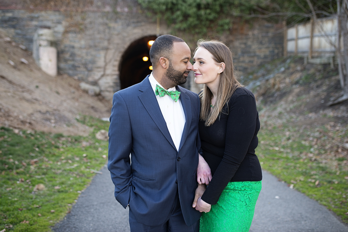 Old Town Alexandria Winter Engagement Session