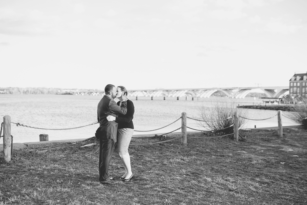 Old Town Alexandria Winter Engagement Session