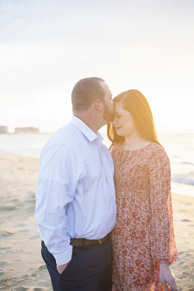 Virginia Beach Sunset Engagement Session