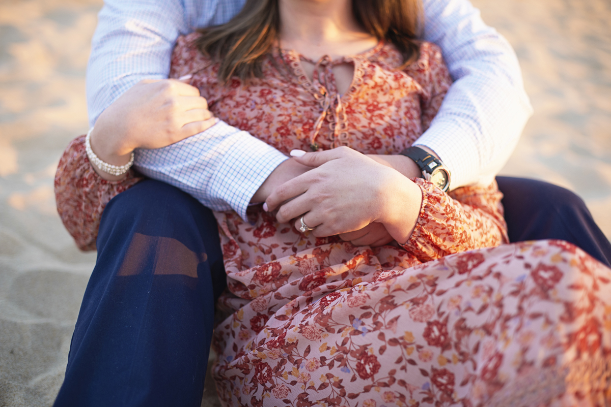 Virginia Beach Sunset Engagement Session