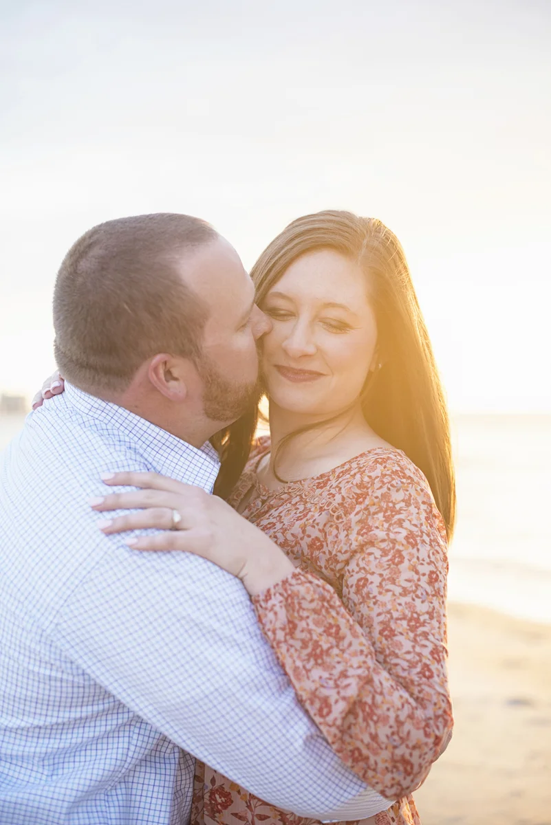 Virginia Beach Sunset Engagement Session