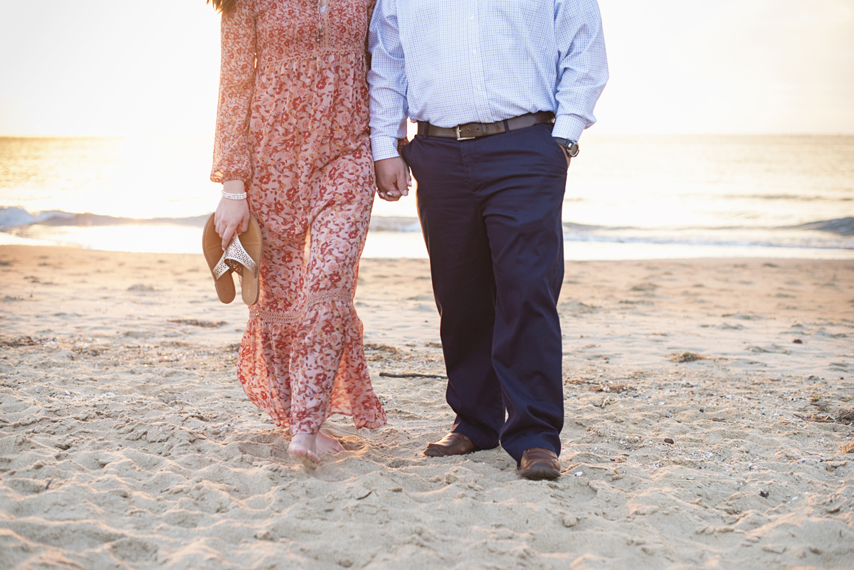 Virginia Beach Sunset Engagement Session