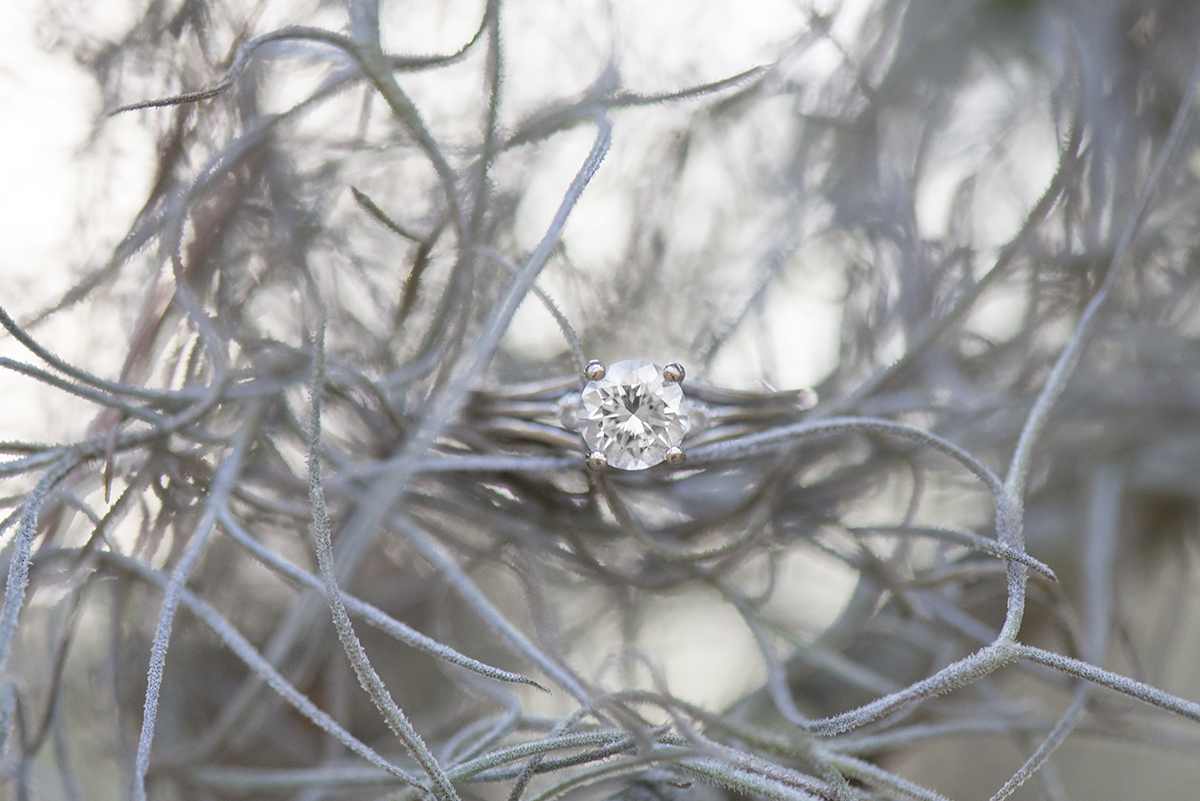 Spanish Moss Engagement Ring Picture