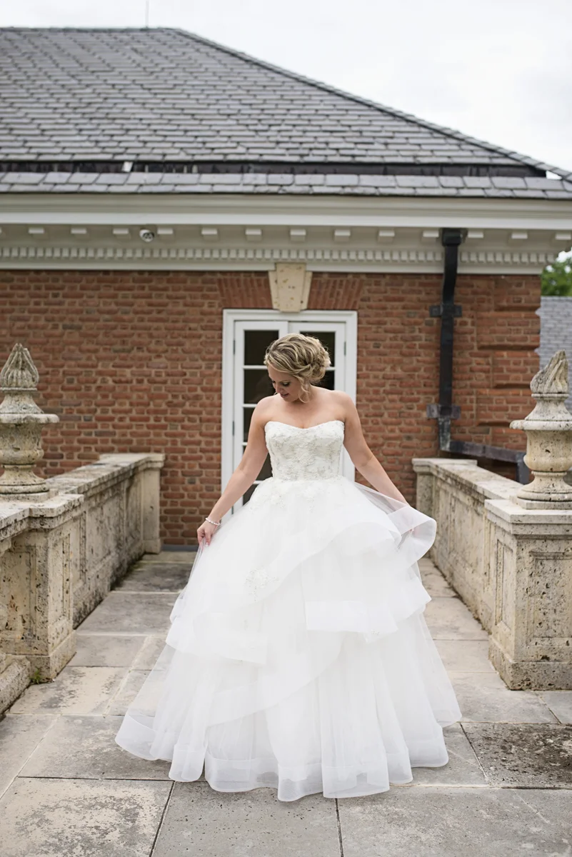 Albemarle Estate at Trump Winery Wedding | Monique Lhullier Wedding Dress