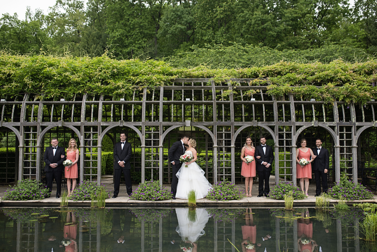 Albemarle Estate at Trump Winery Wedding | Elegant Bridal Party Portraits