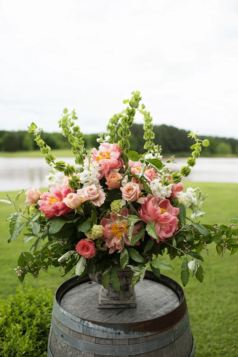 Albemarle Estate at Trump Winery Wedding | Wedding Ceremony Floral Design