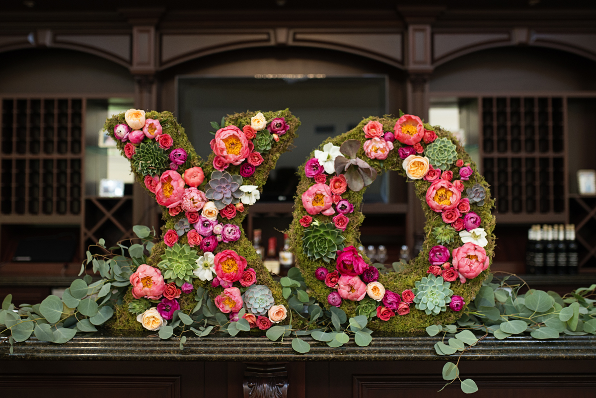 Albemarle Estate at Trump Winery Wedding | Flower and Moss Covered XO