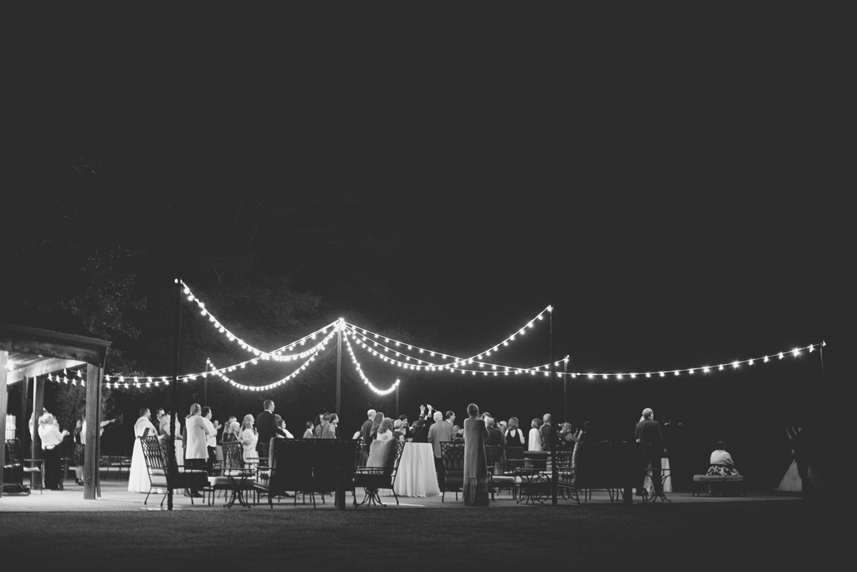 Albemarle Estate at Trump Winery Wedding | Outdoor starlit wedding reception