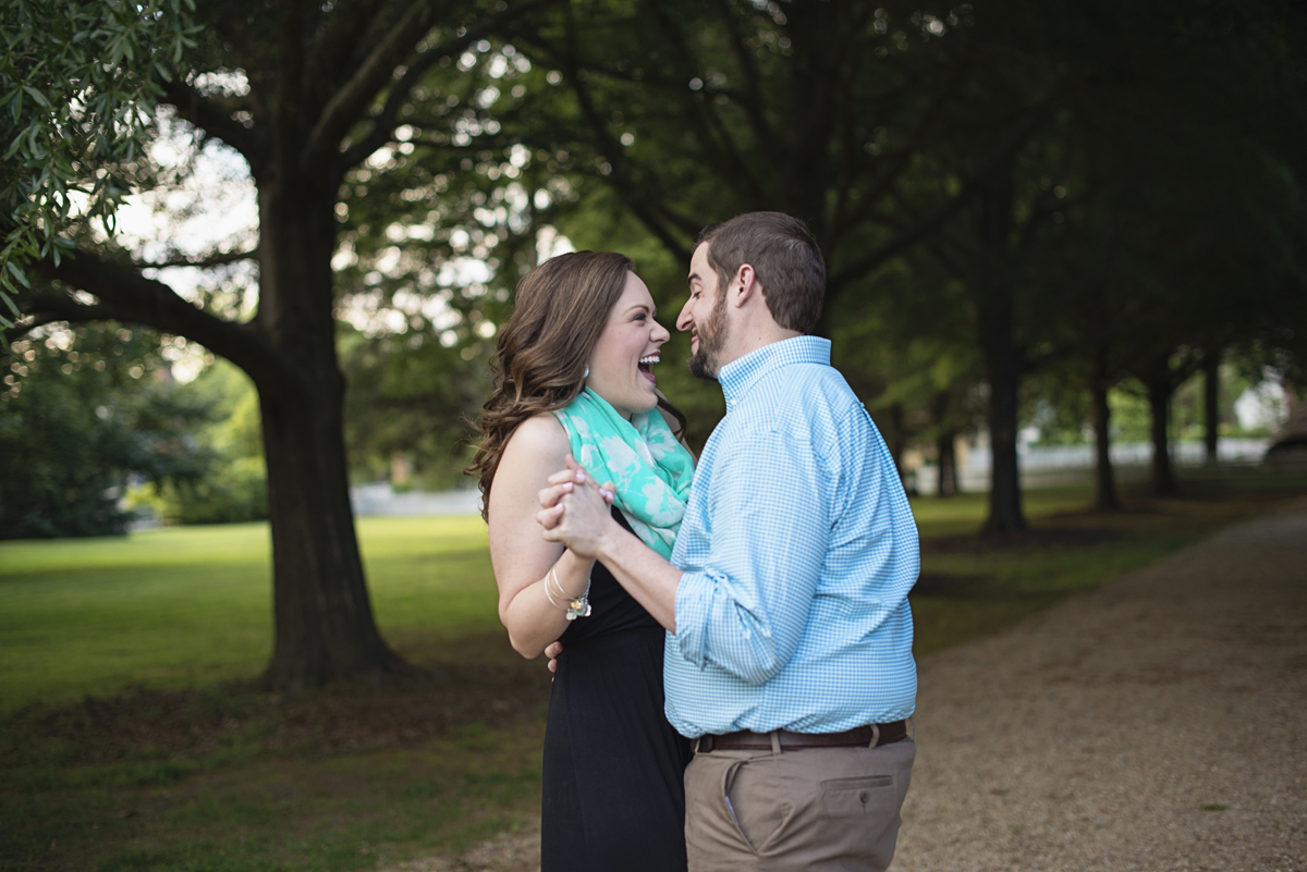 Colonial Williamsburg Spring Engagement Session with Yorkipoo