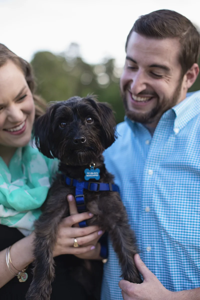 Colonial Williamsburg Spring Engagement Session with Yorkipoo