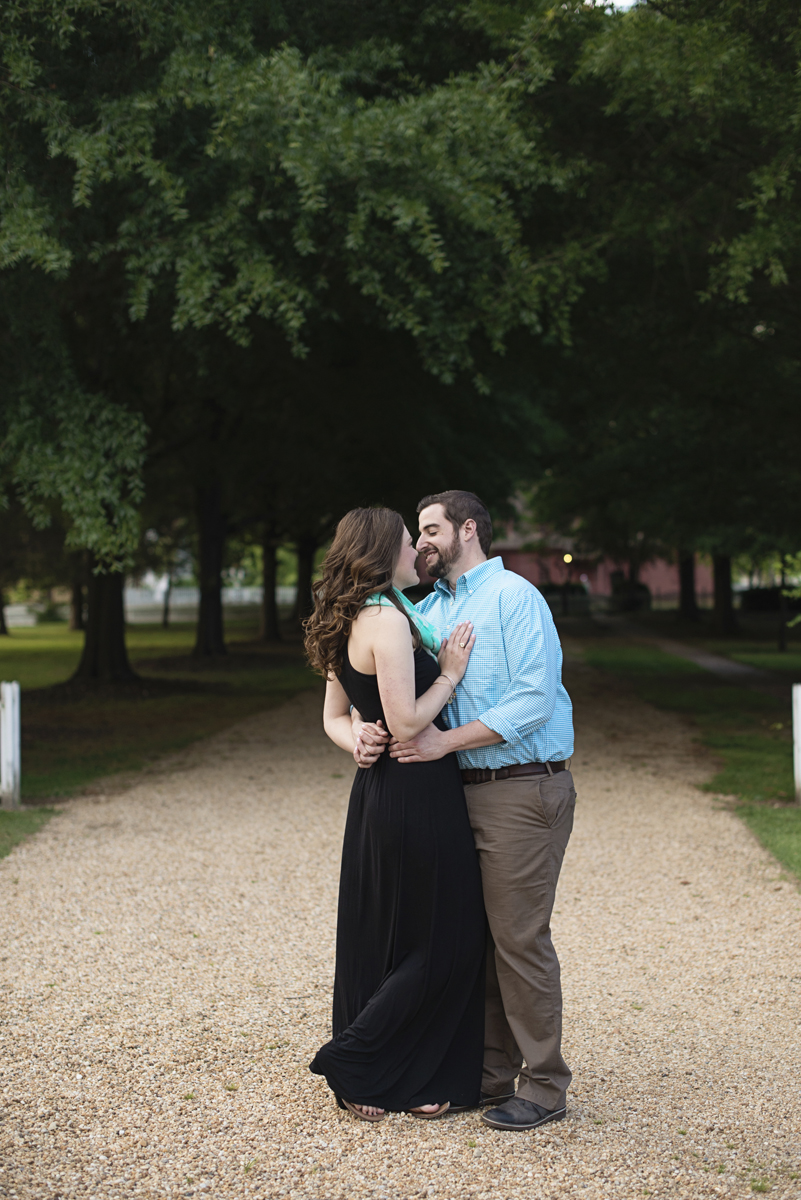 Colonial Williamsburg Spring Engagement Session with Yorkipoo