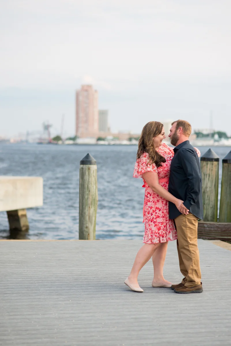 Downtown Norfolk Summer Engagement Session