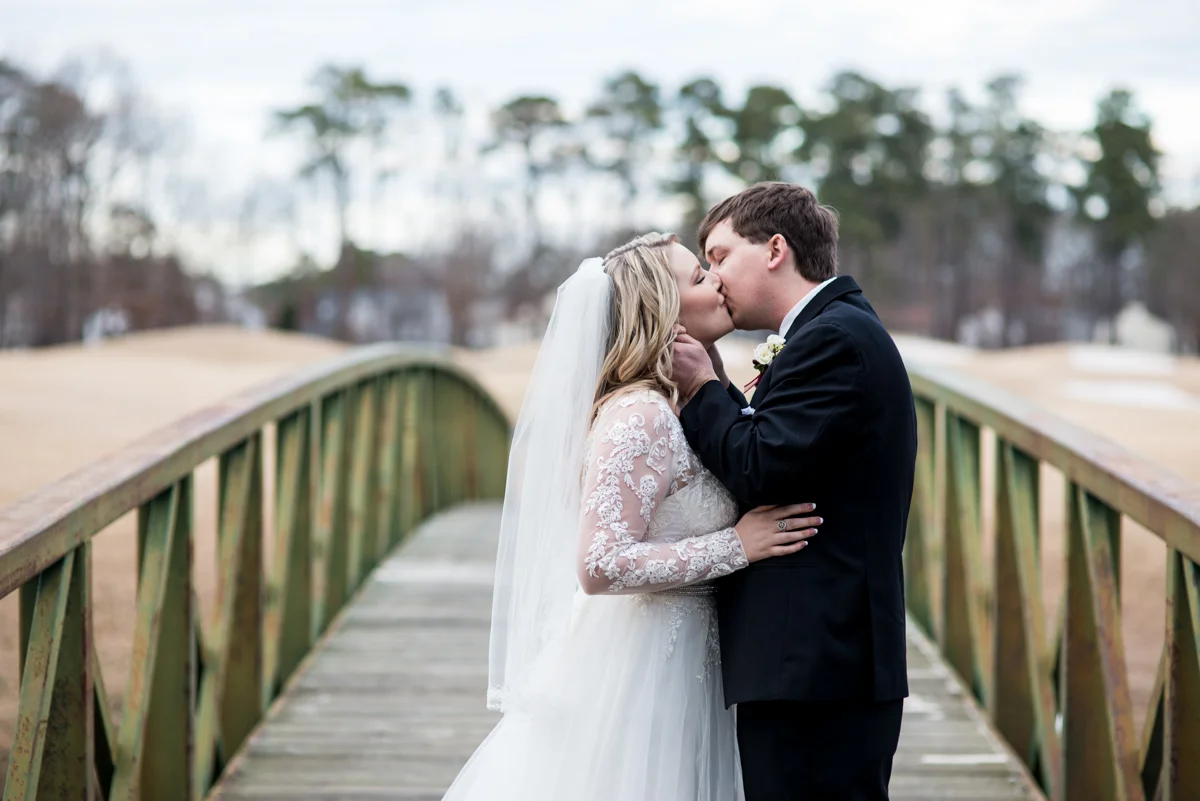 Burgundy and Blush Winter Wedding | Bride and groom portraits