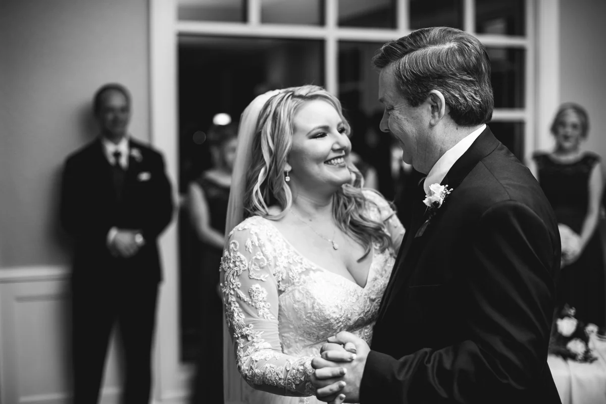 Burgundy and Blush Winter Wedding | Fatehr daughter dance