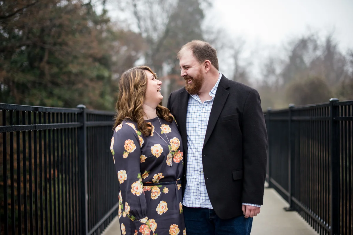 Quaint Historic Winter Engagement