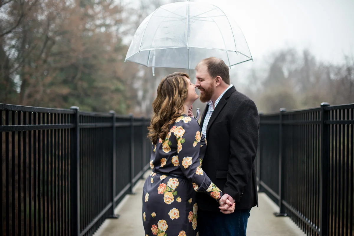 Quaint Historic Winter Engagement