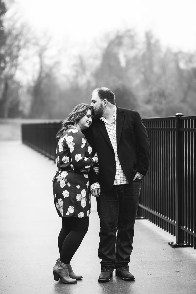 Quaint Historic Winter Engagement