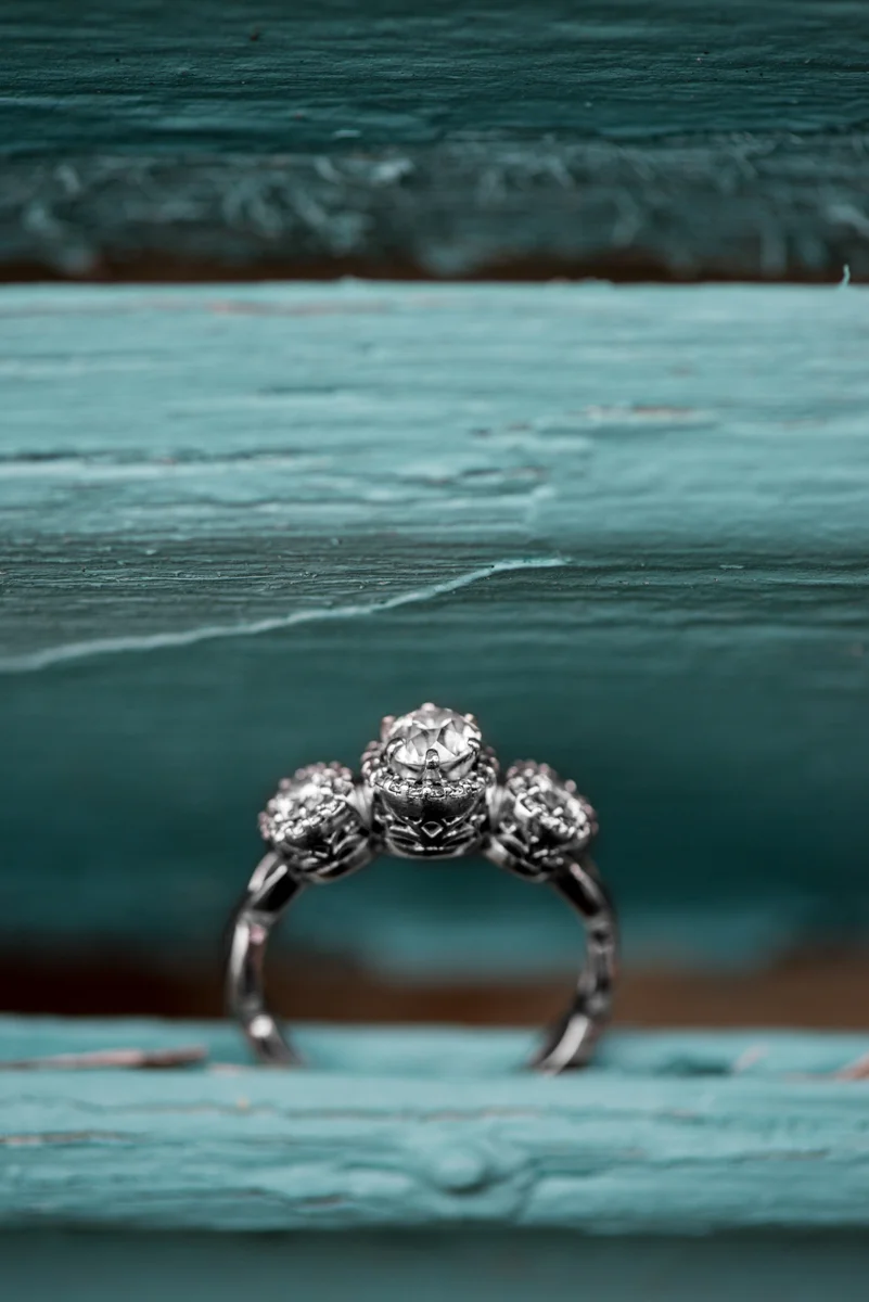 Quaint Historic Winter Engagement