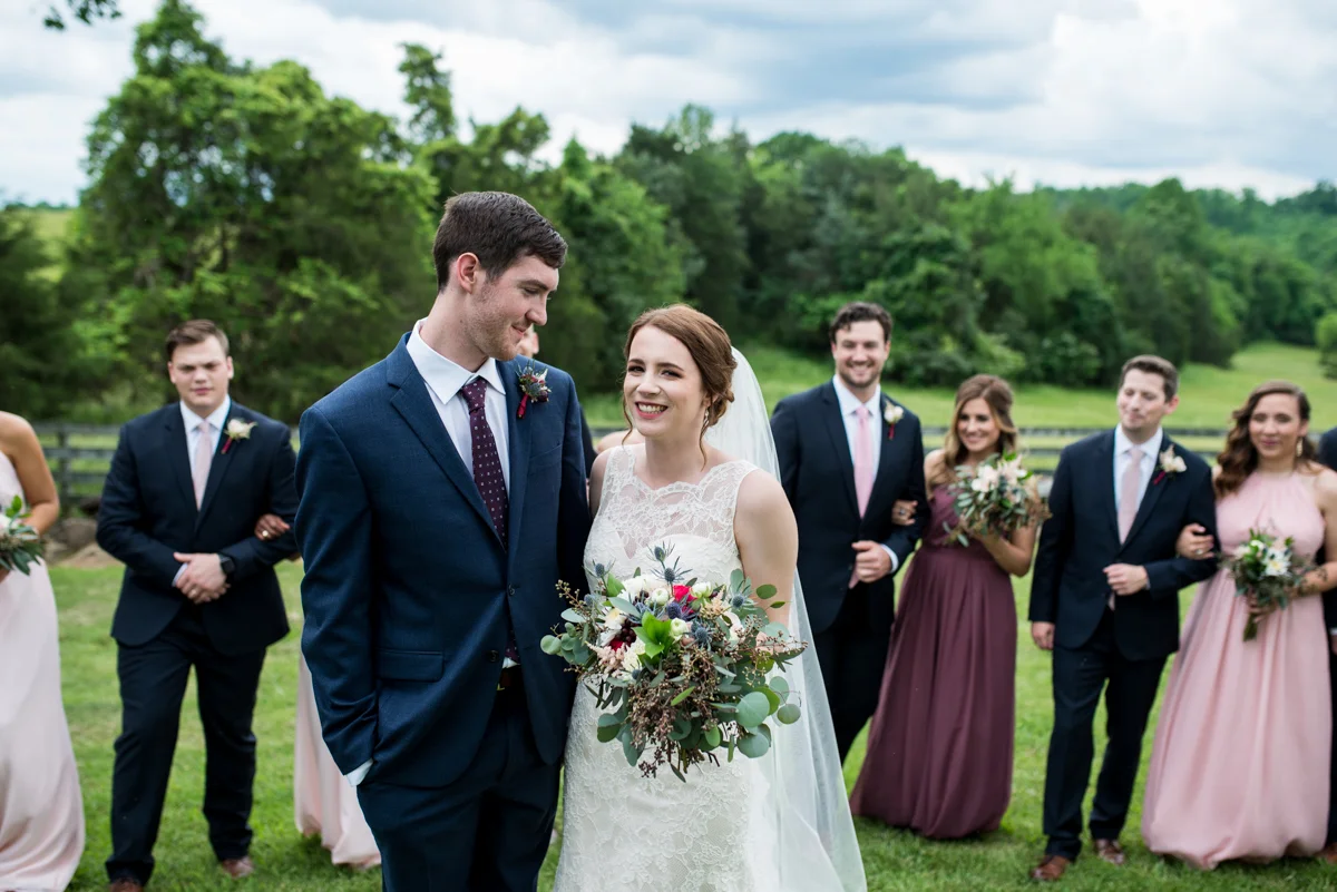 James Monroe Highland Wedding in Charlottesville | Bride and groom portraits
