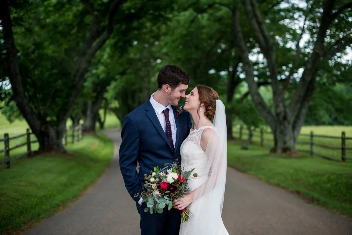 James Monroe Highland Wedding in Charlottesville | Bride and groom portraits