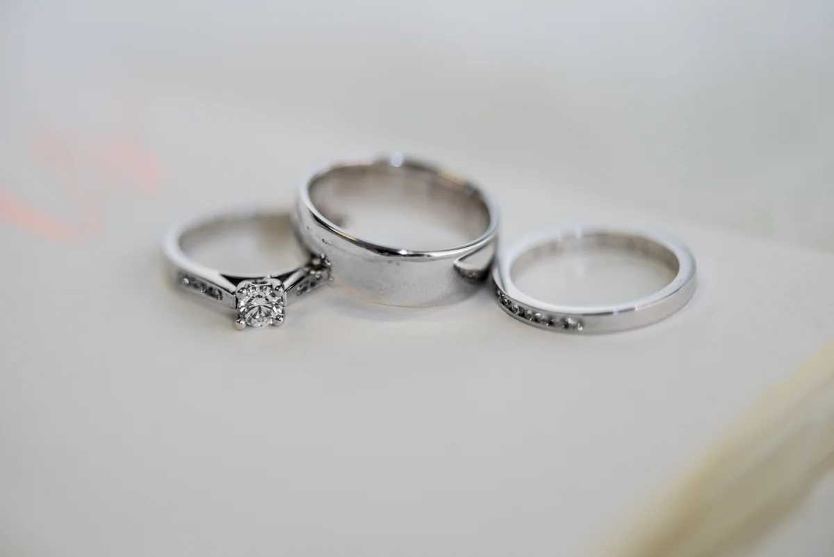 Joy-Filled Wedding with Rose Gold Details | Ring Picture