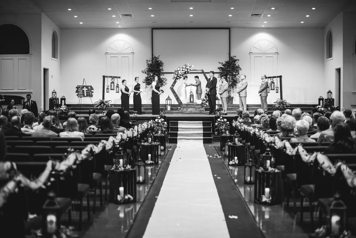 Joy-Filled Wedding with Rose Gold Details | Wedding Cereemony